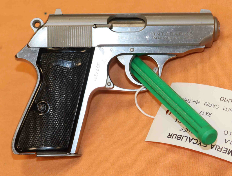 Pistola Walther Modello PPK-S Inox Calibro 9 Corto