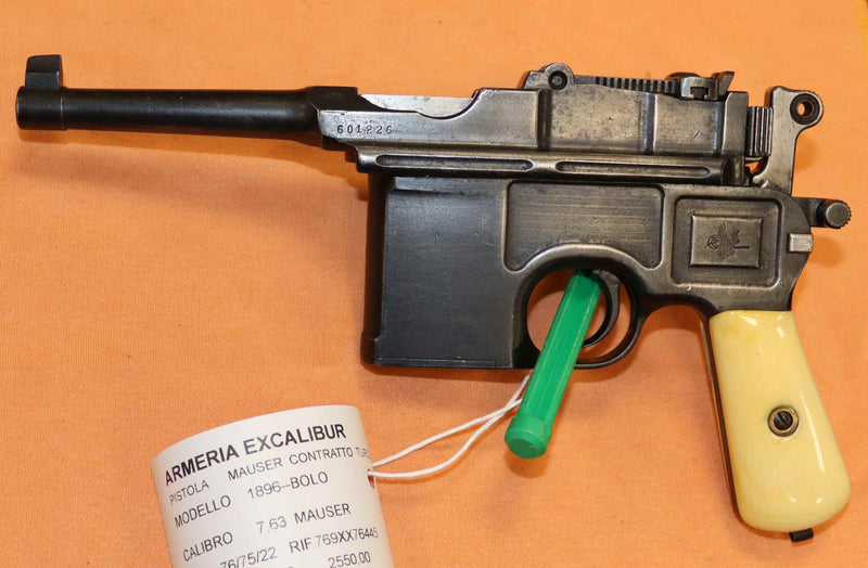Pistola Mauser Modello Bolo Contratto Turco Calibro 7.63 Mauser