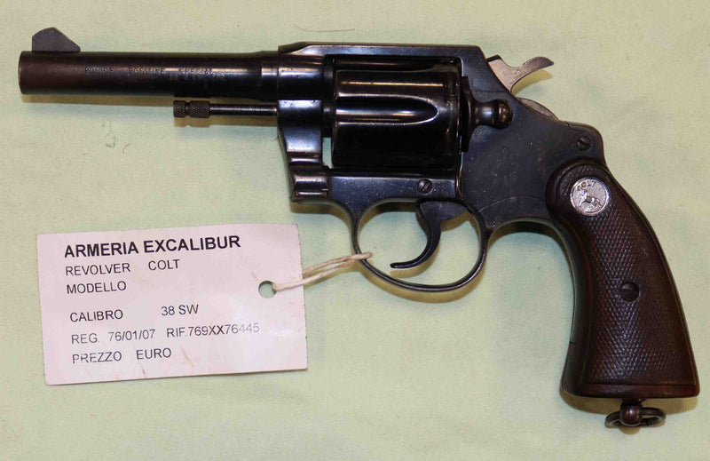 Revolver Colt Modello Police Positive Special Polizia Hong Kong Calibro 38 SP