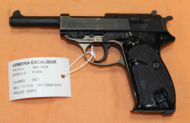 Pistola Walther Modello P38 - P1 Calibro 9X21