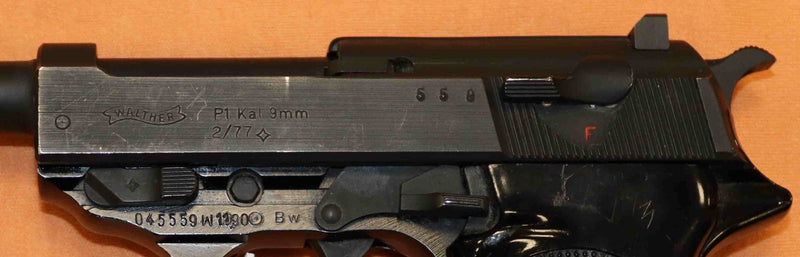 Pistola Walther Modello P38 - P1 Calibro 9X21
