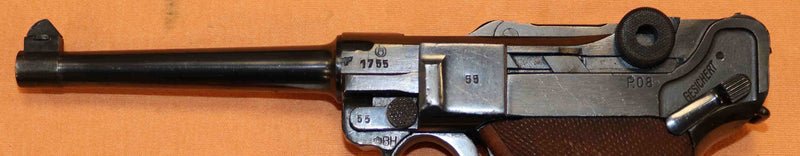 Pistola Mauser Modello P08 Luger Calibro 7.65 Para