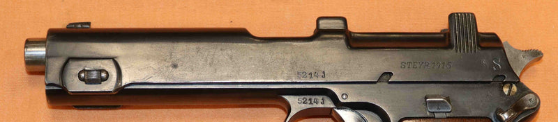 Pistola Steyr Modello 1912 Calibro 7.65 Para