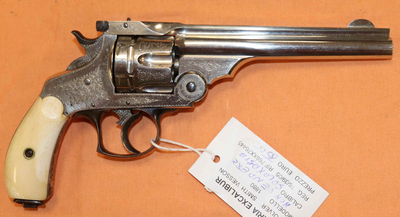 Revolver Smith & Wesson Modello 1880 Calibro .450 Antica