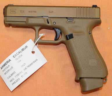 Pistola Glock Modello 19X Calibro 9X21
