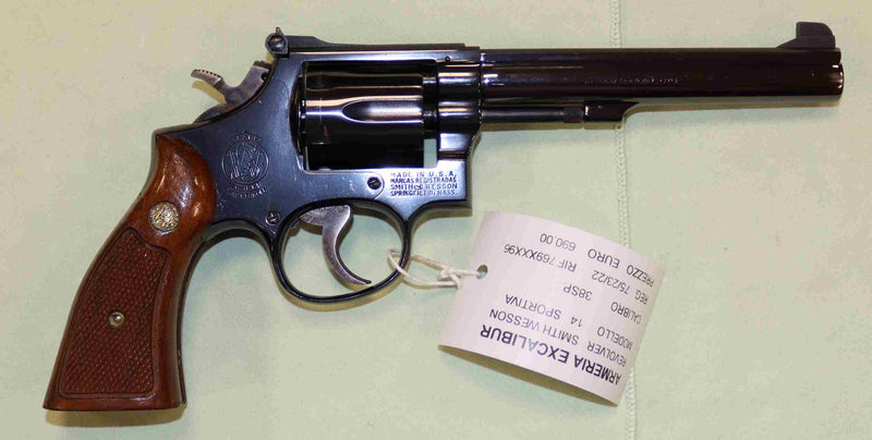 Revolver Smith & Wesson Modello K14 Calibro 38 SP Sportivo
