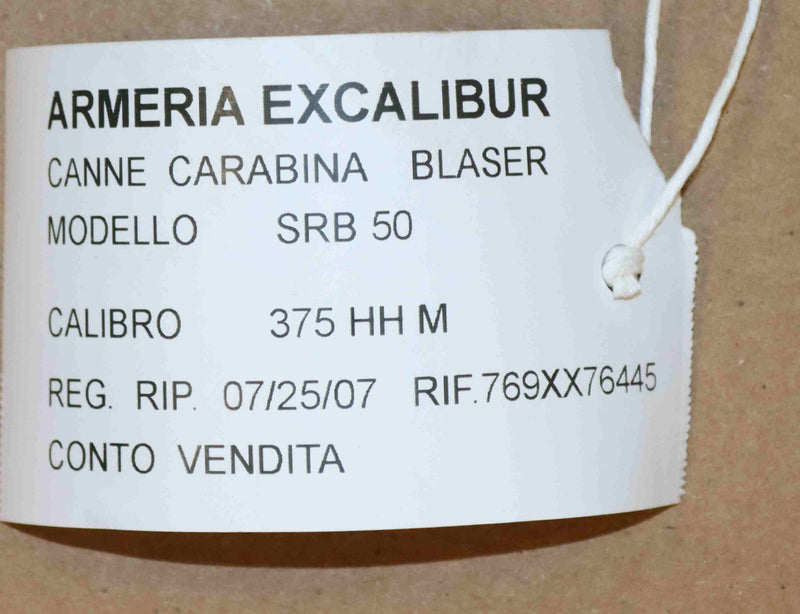 Carabina Blaser Modello SRB 50 Calibro 300WM e Calibro 375HH MAG