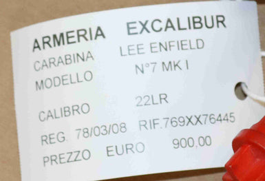 Carabina Trainer Lee Enfield N°7 Calibro 22 LR Sportivo