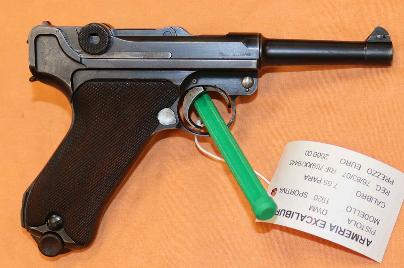 Pistola DWM Modello Luger P08 Calibro 7.65 Para