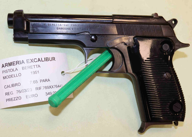 Pistola Beretta Modello 1951 Calibro 7.65 Para
