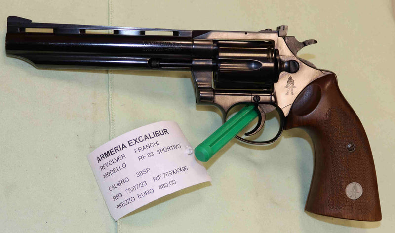 Revolver Franchi Modello RF83 Calibro 38SP SPortivo