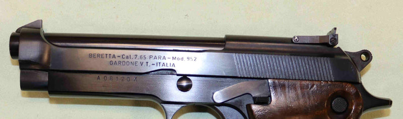 Pistola Beretta Modello 1952 Tacca Micrometrica Calibro 7.65 Para