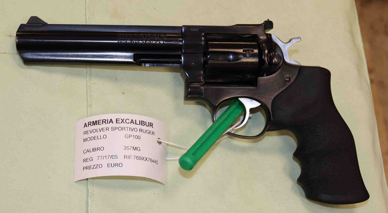 Revolver Ruger Modello GP100 Calibro 357MG Sportivo