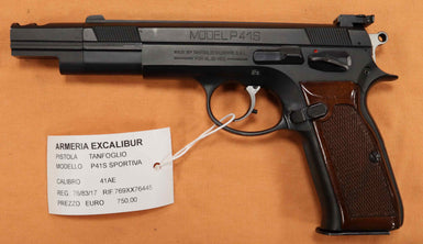 Pistola Tanfoglio Modello P41S Calibro 41 A.E. con Seconda Canna 9X21