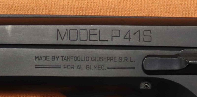 Pistola Tanfoglio Modello P41S Calibro 41 A.E. con Seconda Canna 9X21