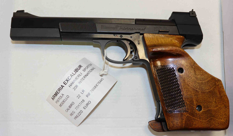 Pistola Hammerli Modello 208 International Calibro 22 LR Sportiva