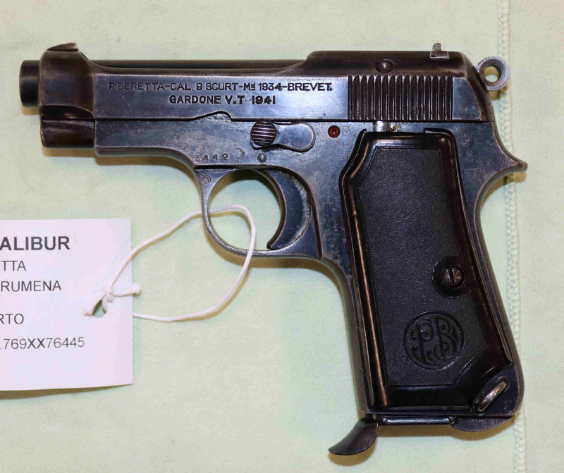 Pistola Beretta Modello 34 Rumena Calibro 9X17