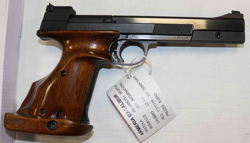 Pistola Hammerli Modello 208 International Calibro 22 LR Sportiva