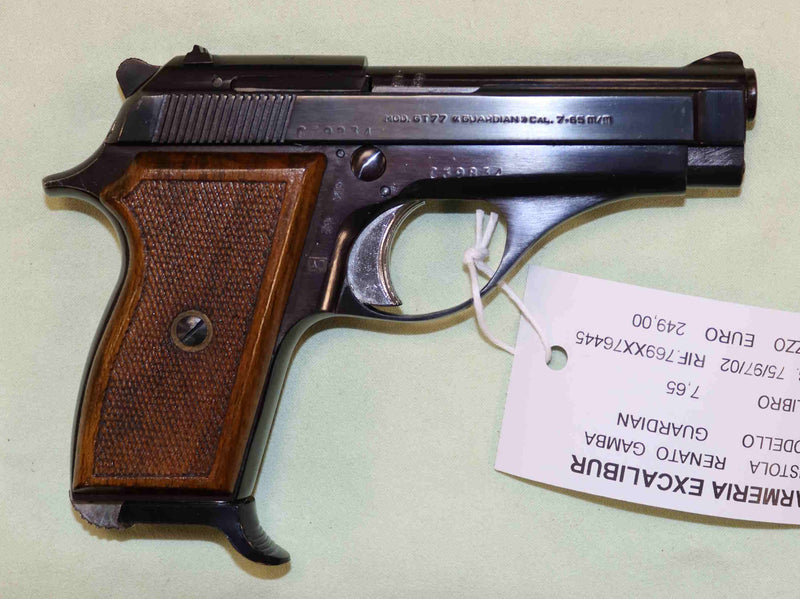 Pistola Renato Gamba Modello GT77 Guardian Calibro 7.65