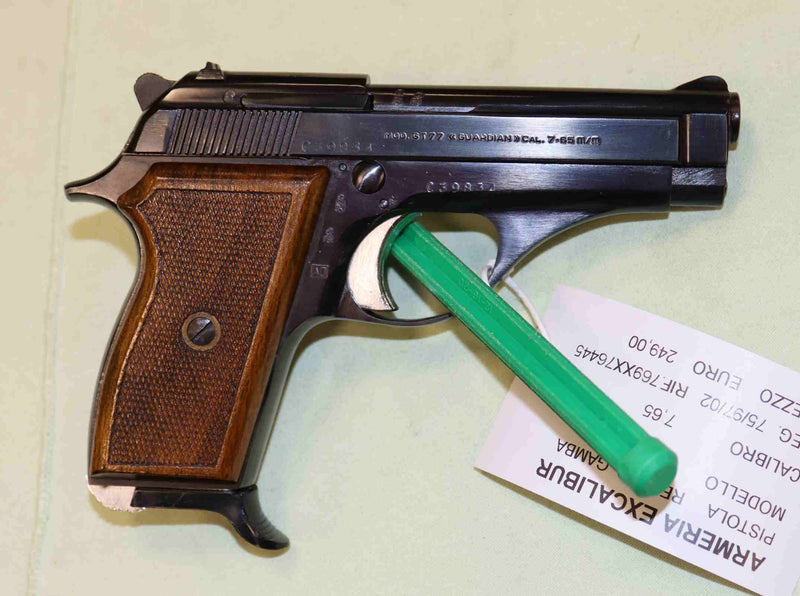 Pistola Renato Gamba Modello GT77 Guardian Calibro 7.65