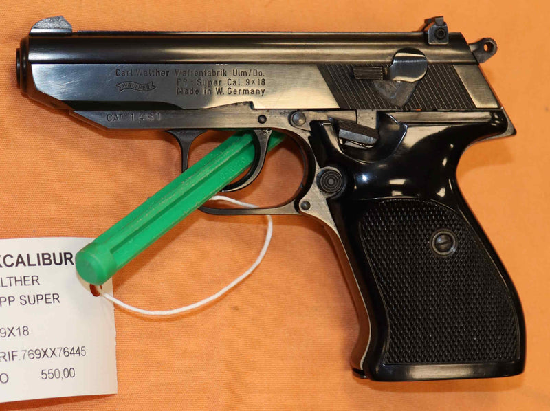 Pistola Walther Modello PP Super Calibro 9X18