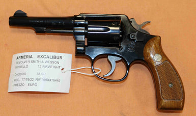 Revolver Smith & Wesson Modello 12 Airweight Calibro 38 SP