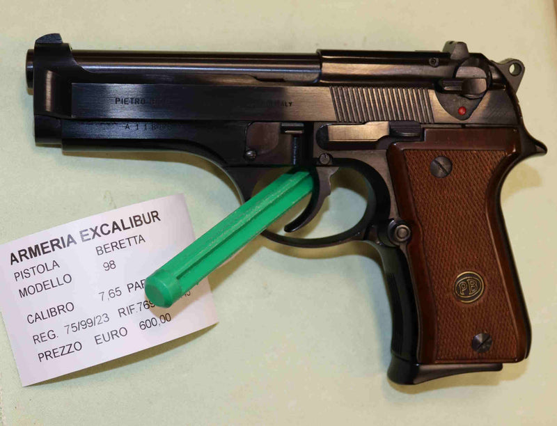 Pistola Beretta Modello 98 Compact Calibro 7.65 Para
