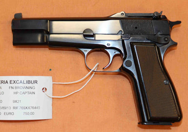 Pistola FN Browning Modello HP35 Captain Calibro 9X21