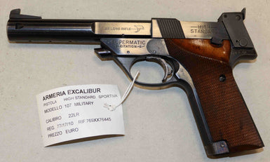 Pistol High Standard Modello 107 Military Calibro 22 LR Sportiva