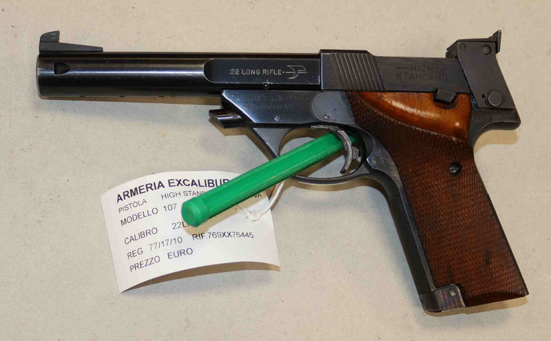 Pistol High Standard Modello 107 Military Calibro 22 LR Sportiva