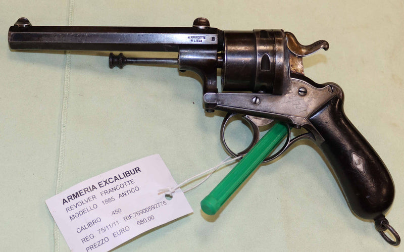 Revolver Avancarica Francotte Modello 1885 Calibro .450