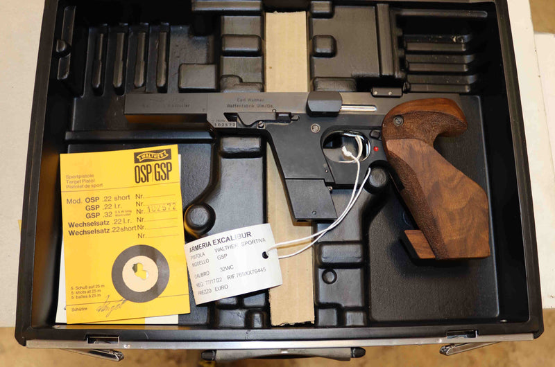 Pistola Walther Modello GSP Calibro 32WC Sportiva