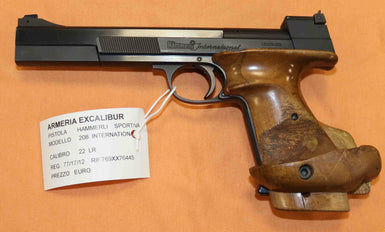 Pistola Hammerli Modello 208 International Mancina Calibro 22 LR Sportiva