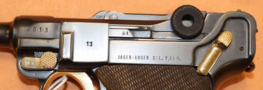 Pistola Jager Luger Modello P08 Calibro 7.65 Para
